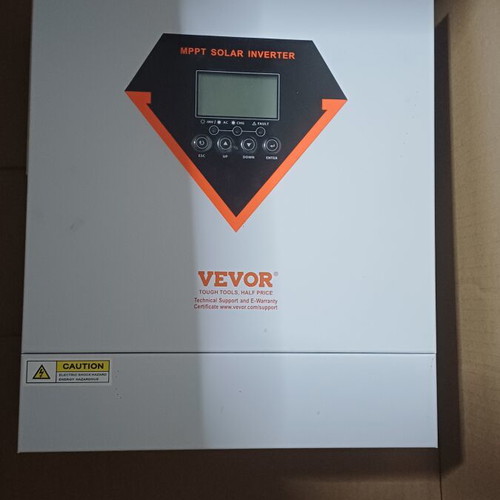 Vevor Hybrid Solar Inverter EML3500-24L 3500W 24V used