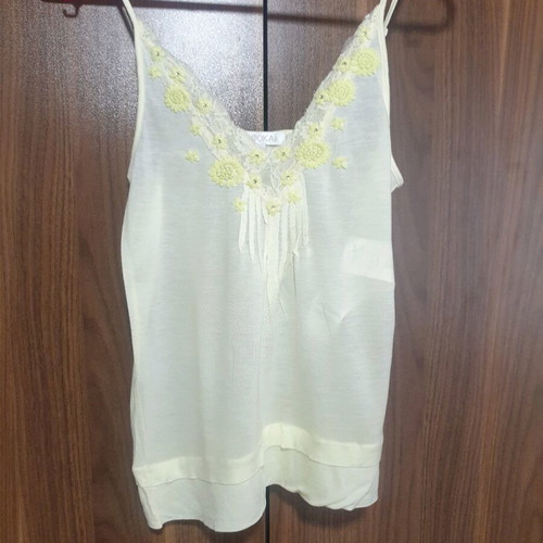 Kookai yellow randa top new, size XS