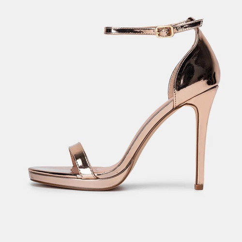 Bozikis rose gold heels like new, size 38