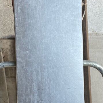 Stainless Steel Sheet 1.5 mm used, 95x21 cm