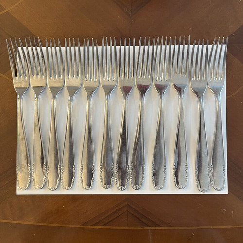 Stainless Steel Forks like new, set of 12