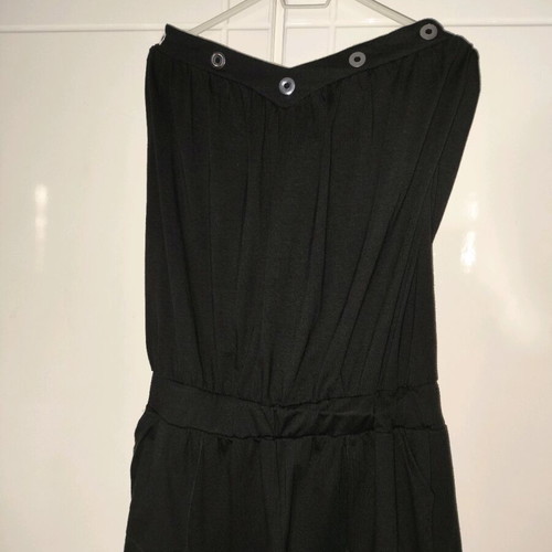 One-piece shorts XL like new, black with metal details