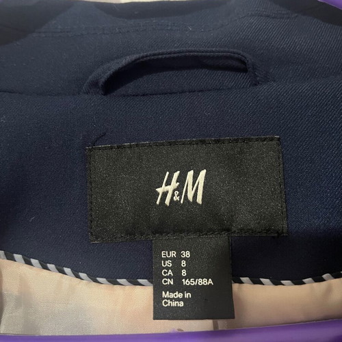 H&M Blue Jacket Like New, Size M