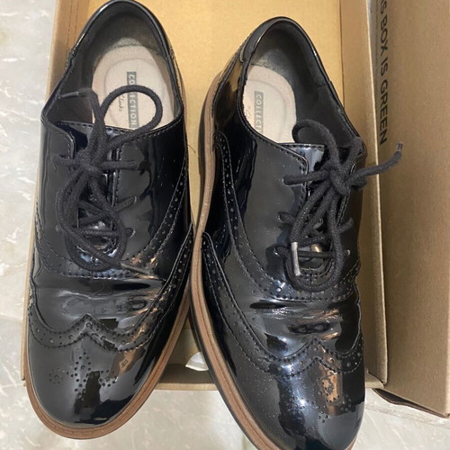 Clarks leather shoes used, size 37, black