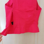 French Connection sleeveless top poplin new, size M/L, pink and red
