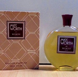 Miss Worth eau de parfum 250ml