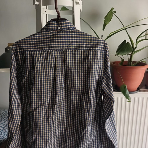 Ovs checkered shirt size S like new, blue and yellow