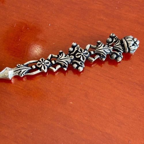 Silver Letter Opener 800 New With Ornate Handle
