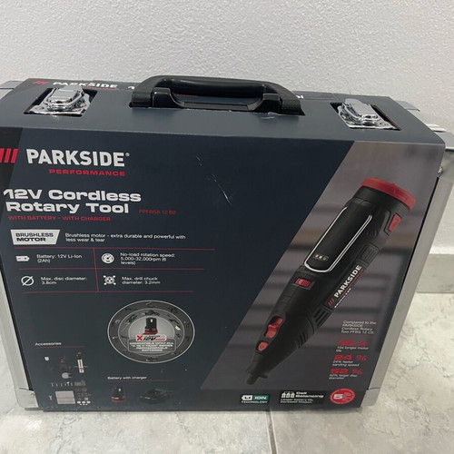 Parkside 12V Cordless Rotary Tool sealed, new