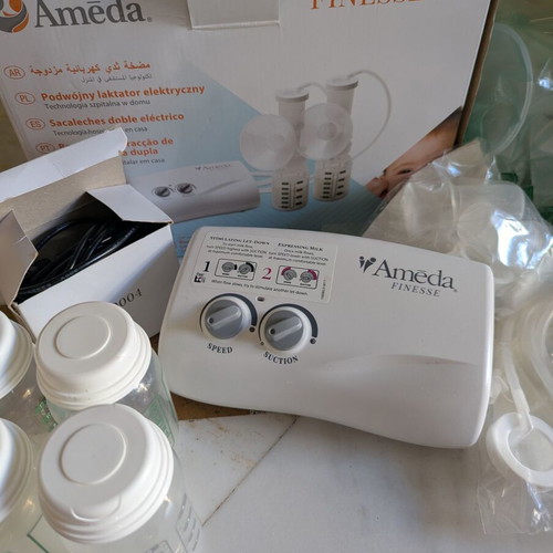 Ameda Finesse Double Electric Breast Pump used