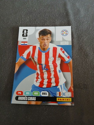Panini FIFA 365 Andrés Cubas ποδοσφαιρική συλλεκτική κάρτα #365