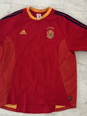 Spain National Team Raul Adidas Jersey used, size large