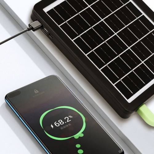 Ηλιακό Power Station 10.000mAh 15W με LED φωτισμό και USB Type-C