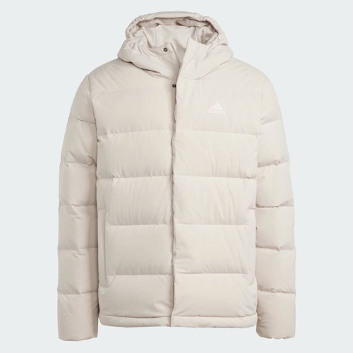 Adidas Helionic Hooded Down Jacket new, men's L/XL, feather and down filling