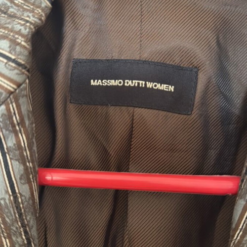 Brocade jacket collectible Massimo Dutti like new, black brown