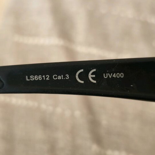 Mask-style sunglasses like new, black and orange