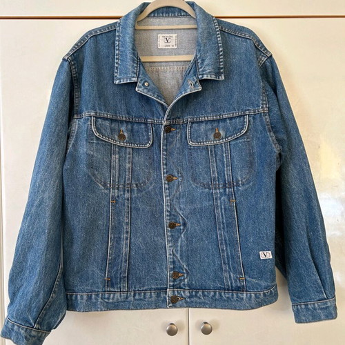 Valentino Garavani denim jacket used, blue, oversized