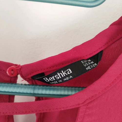 Bershka Bordeaux blouse size M like new