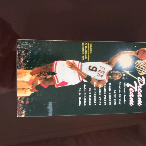 VHS tape with the original Dream Team 1992 documentary