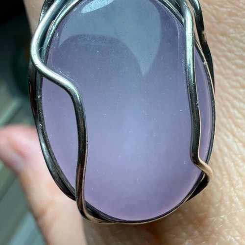 Handmade ring with silver 925 and amethyst used
