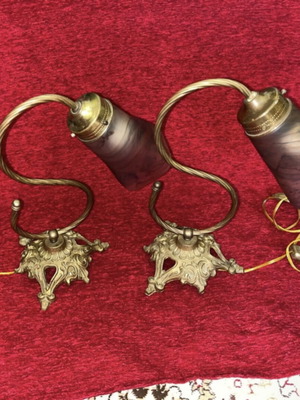 Vintage wall lights used, very good condition and clean