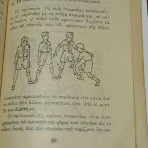 Scout Games used, 1937 collection by Greek Scouts Association