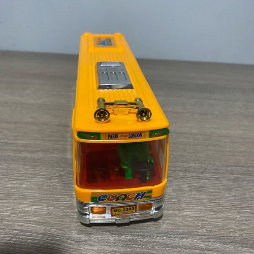 Toy bus used with lights and sound