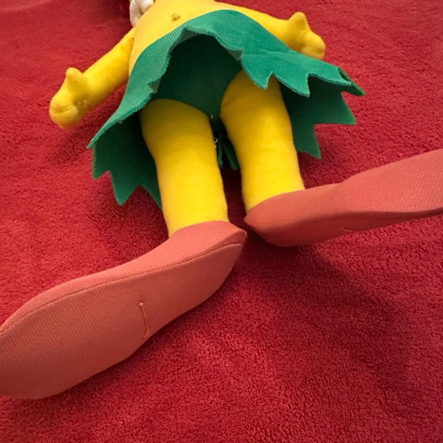 Sideshow Bob plush from The Simpsons like new, 45cm