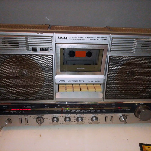 Akai AJ-485FS vintage boombox used, made in Japan