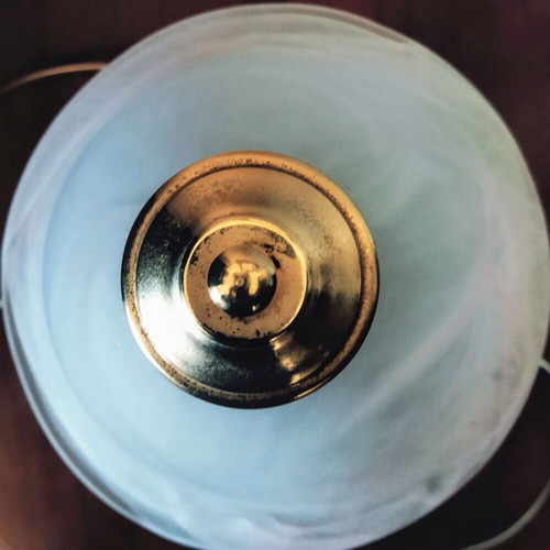 Murano Art Deco Mushroom Lamp like new