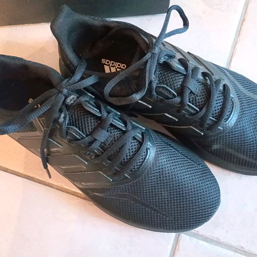 Adidas black trainers like new, size 38