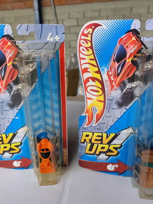 Hot Wheels Rev Ups magnetic toy cars set of 2 1/64 scale new