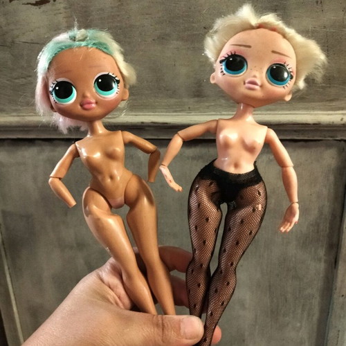 LOL Surprise dolls used, pack of two