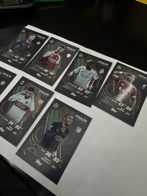 Topps Stealth Strike football cards new, lot of 7