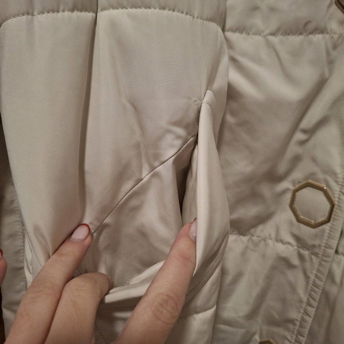 Kocca long beige jacket like new, size M