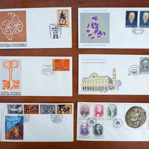 1973 First Day Covers complete year new