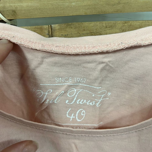 Sail Twist Light Pink Basic Tank Top, size 40