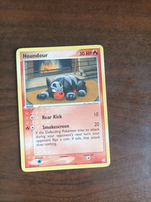 Houndour αυθεντική κάρτα Pokémon σαν καινούργιο