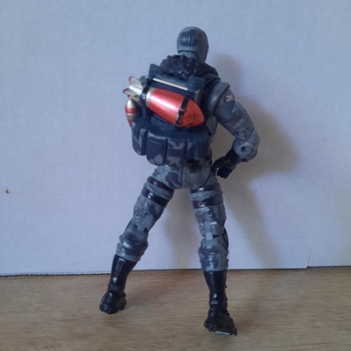 Fortnite Havoc action figure used with tactical backpack