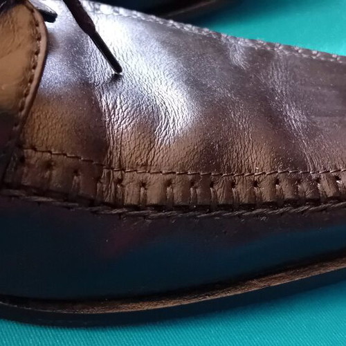 Men's black Firenze classic shoes 43 100% Italian leather like new