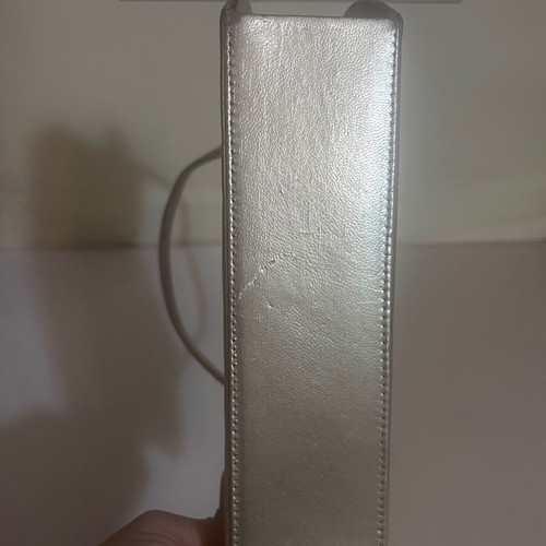 Vintage Y2K Gold Metallic Structured Clutch like new
