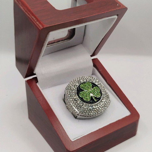 Panathinaikos basketball collectible ring collection, green