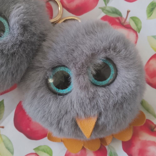 Keychains like new, set of 2, gray, 13 cm