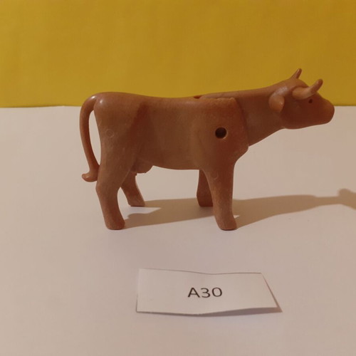 Playmobil cow A30 used with loose neck