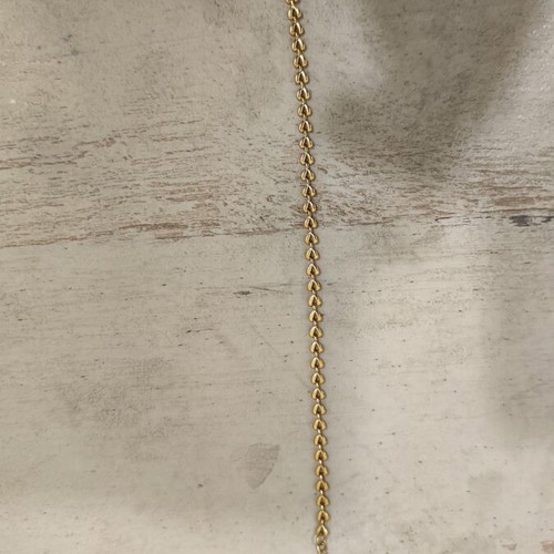 Hand chain new, stainless steel, gold color