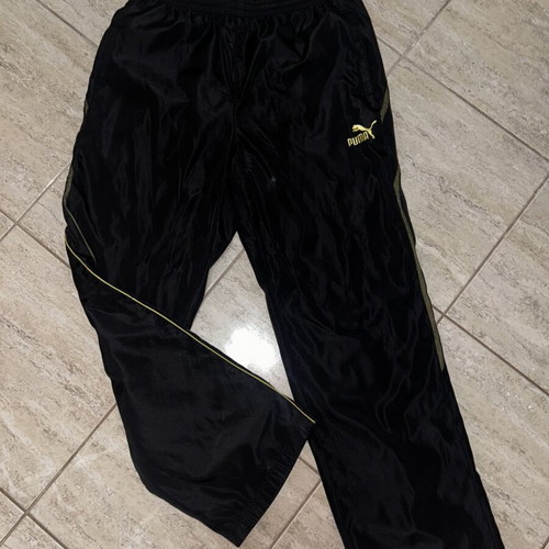 Puma Nylon Track Pants like new, size L, black