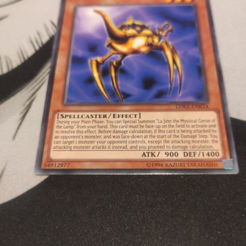 Ancient Lamp Yu-Gi-Oh card used, LDK2 set