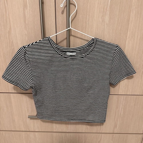Zara medium striped top like new