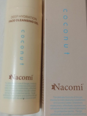 Nacomi Deep Hydration Face Cleansing Gel, coconut