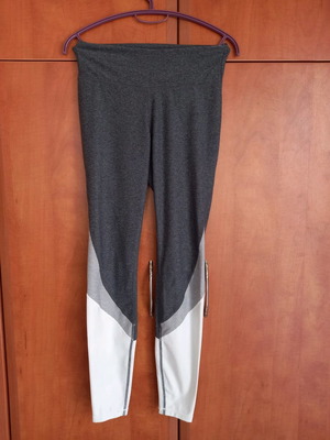 H&M women's sports leggings used, grey